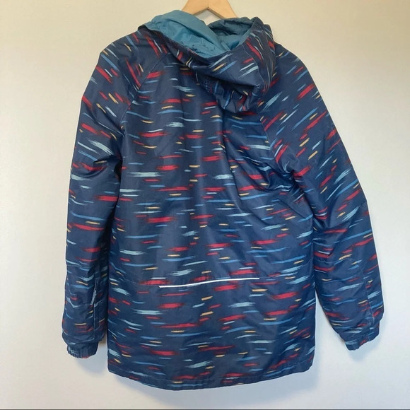 Columbia Kids Jacket - Blue with Red and Yellow Accents - Picture 12 of 12